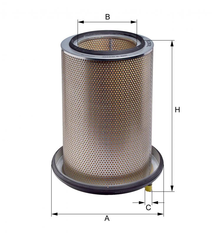 AIR FILTER 365 729 - APPLICATION SCANIA - OE NO. 370754 - MAKE HENGST - MFG NO. E283L